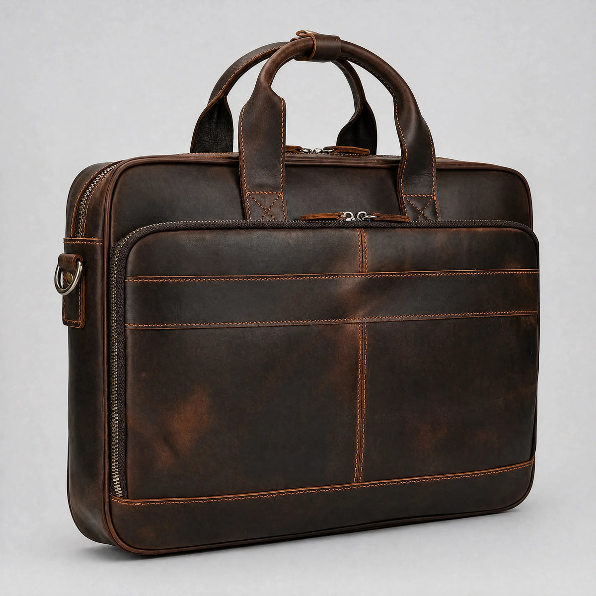 Piacenza Leather Briefcase