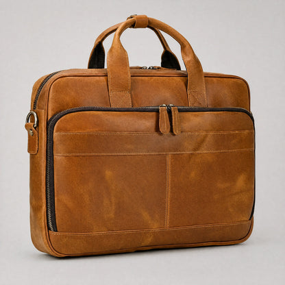 Piacenza Leather Briefcase