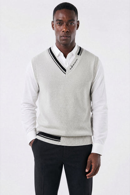Prato Varsity Knit Vest