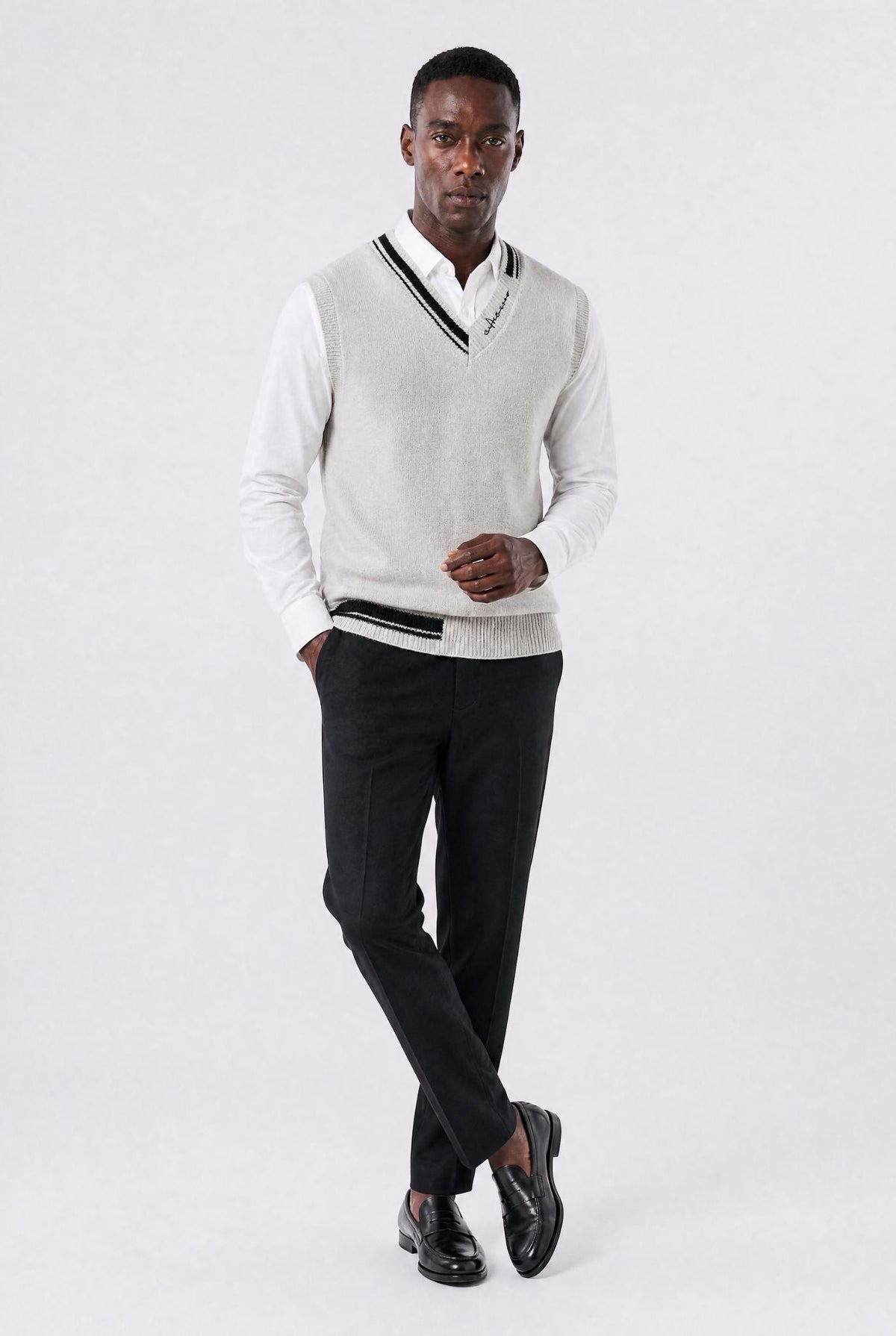 Prato Varsity Knit Vest