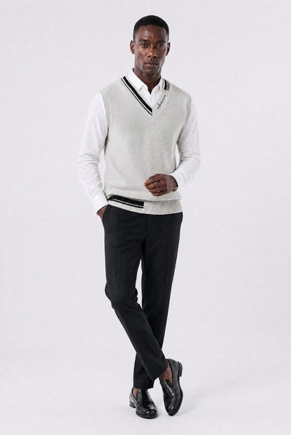 Prato Varsity Knit Vest