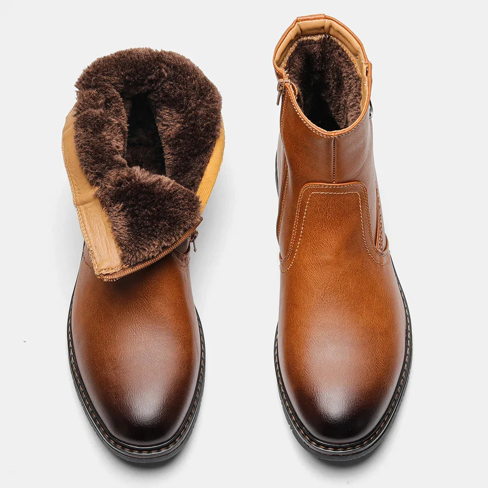 Botas Roros de piel con forro cálido