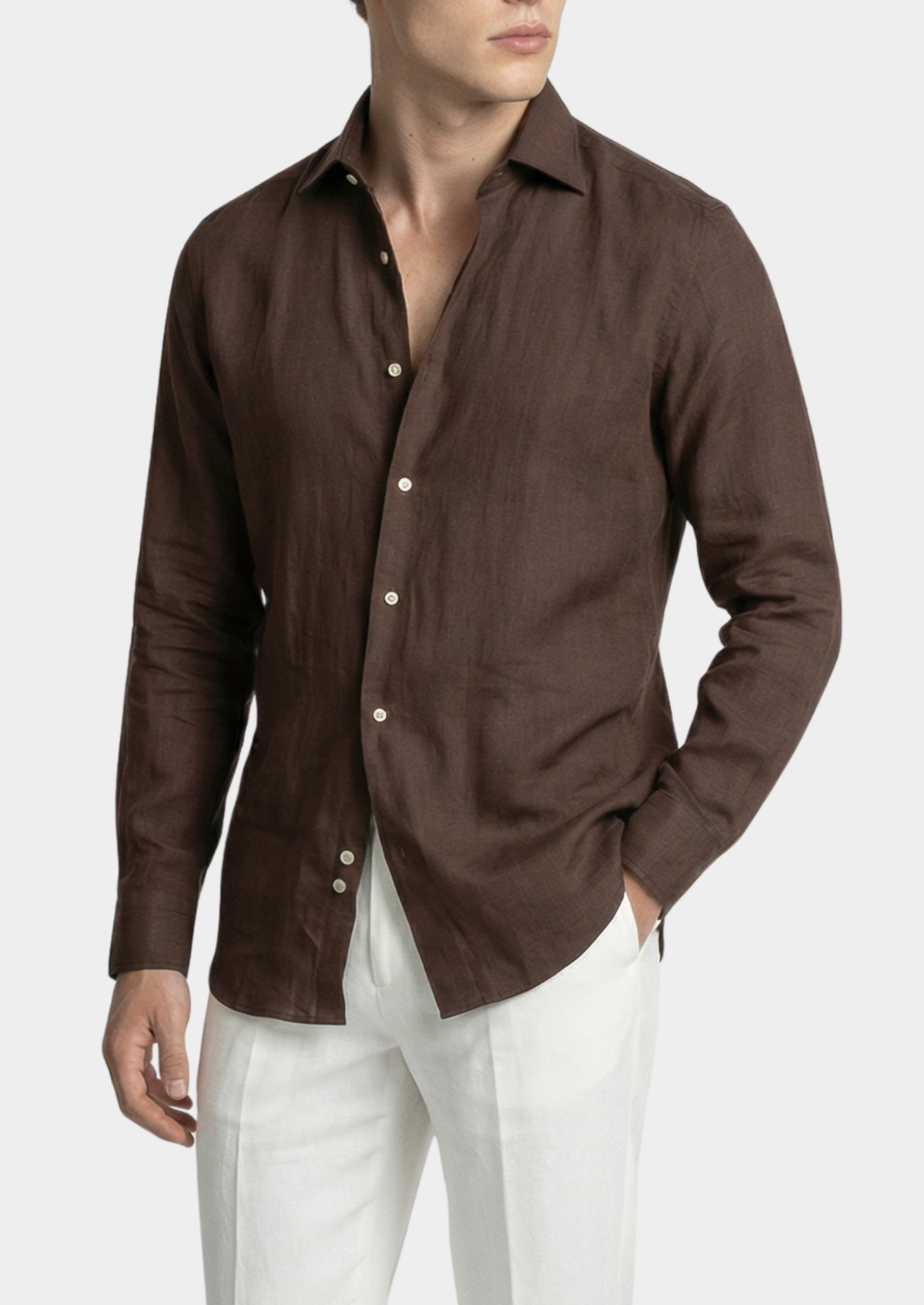 Palatino Coastal Shirt - Dark Brown, view 1