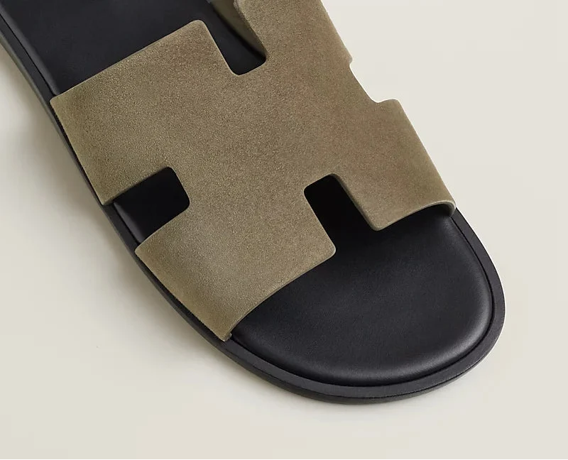 Claquettes Korcula en daim
