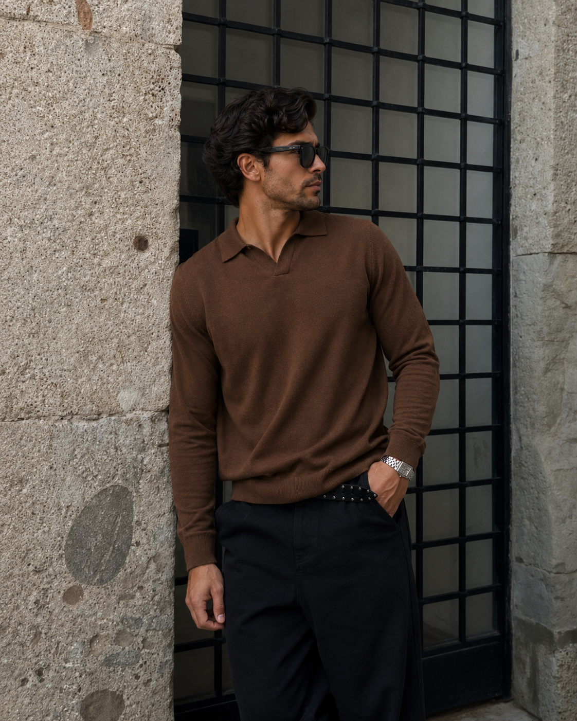 Jersey Hallstatt con cuello polo