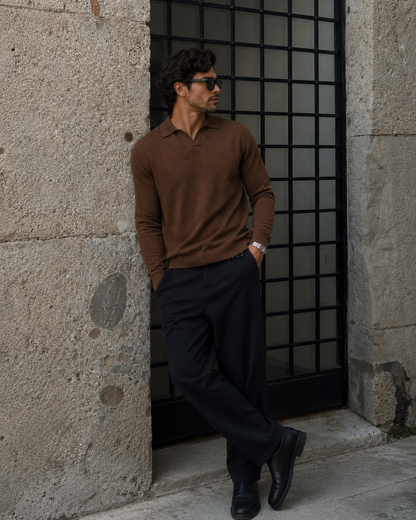 Jersey Hallstatt con cuello polo