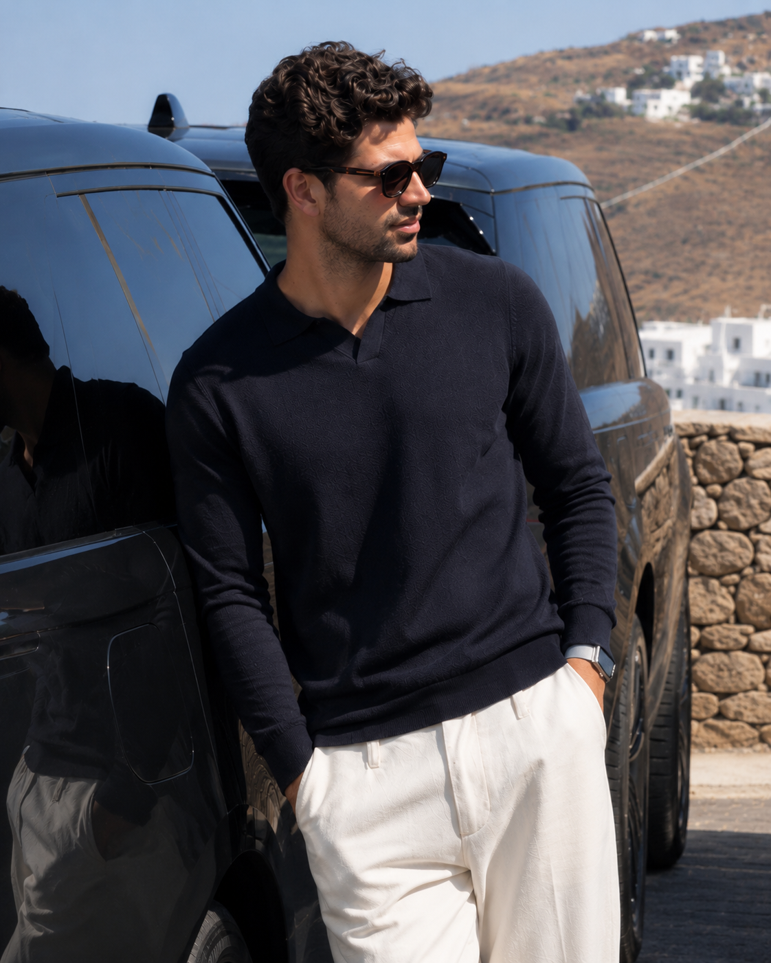 Jersey Hallstatt con cuello polo