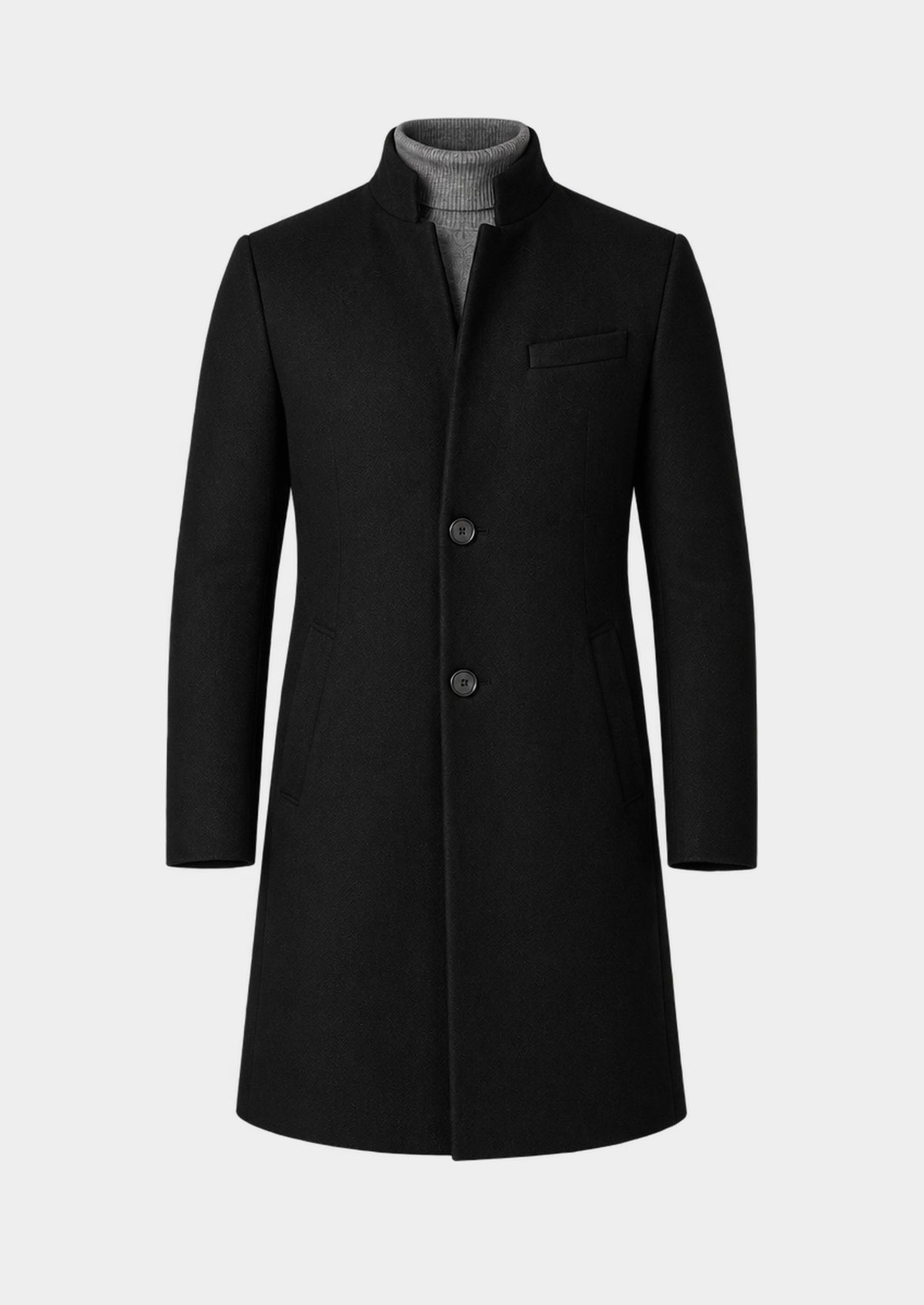 Stockholm Wool-Blend Overcoat, front view
