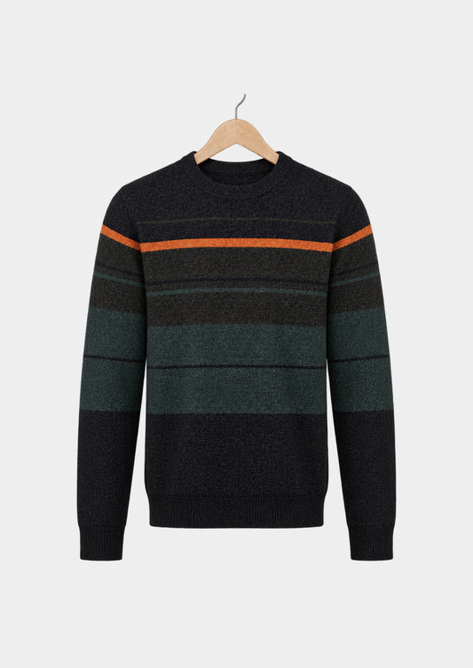 Stresa Striped Sweater, front view