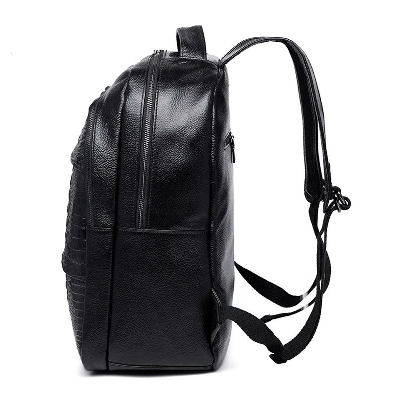 Mochila Tallinn con grabado de cocodrilo