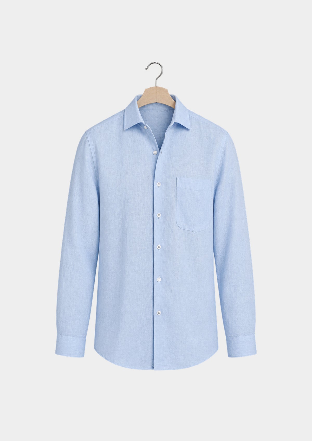 Chemise Tiberina côtière - Bleu clair, vue de face