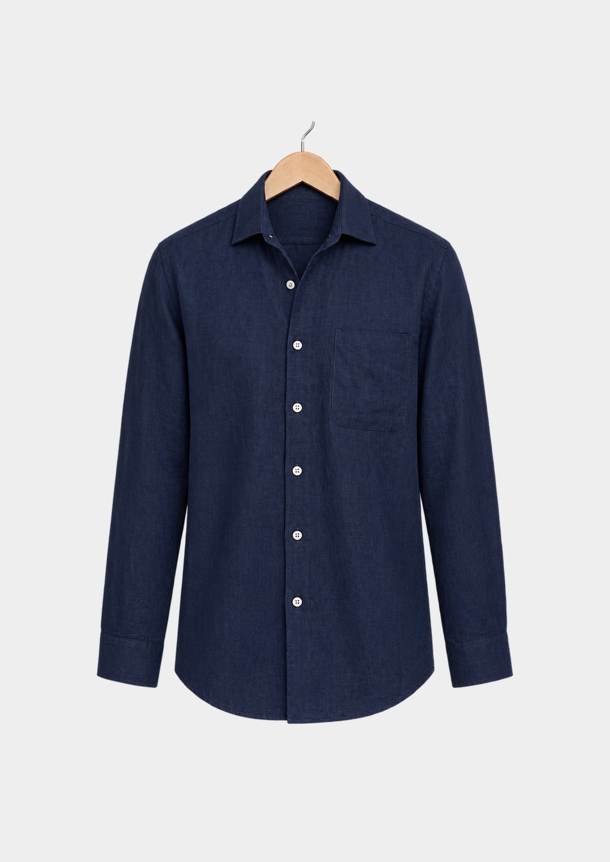 Chemise Tiberina côtière - Bleu marine, vue de face