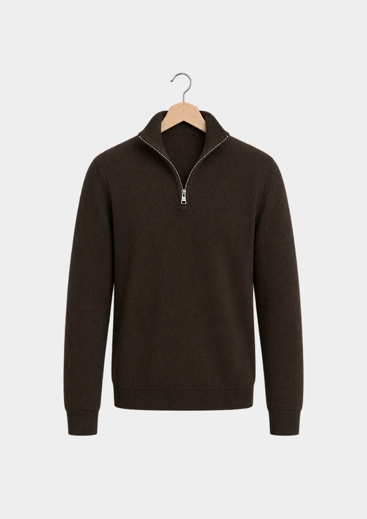 Trento Half-Zip Sweater, front view