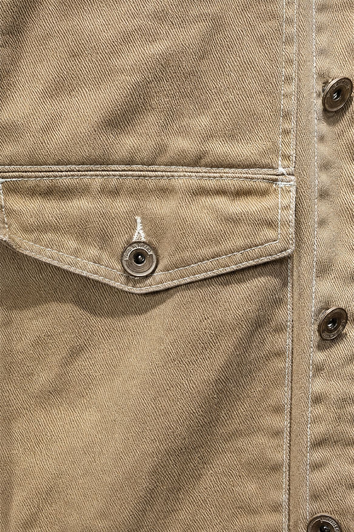 Trieste Khaki Denim Jacket