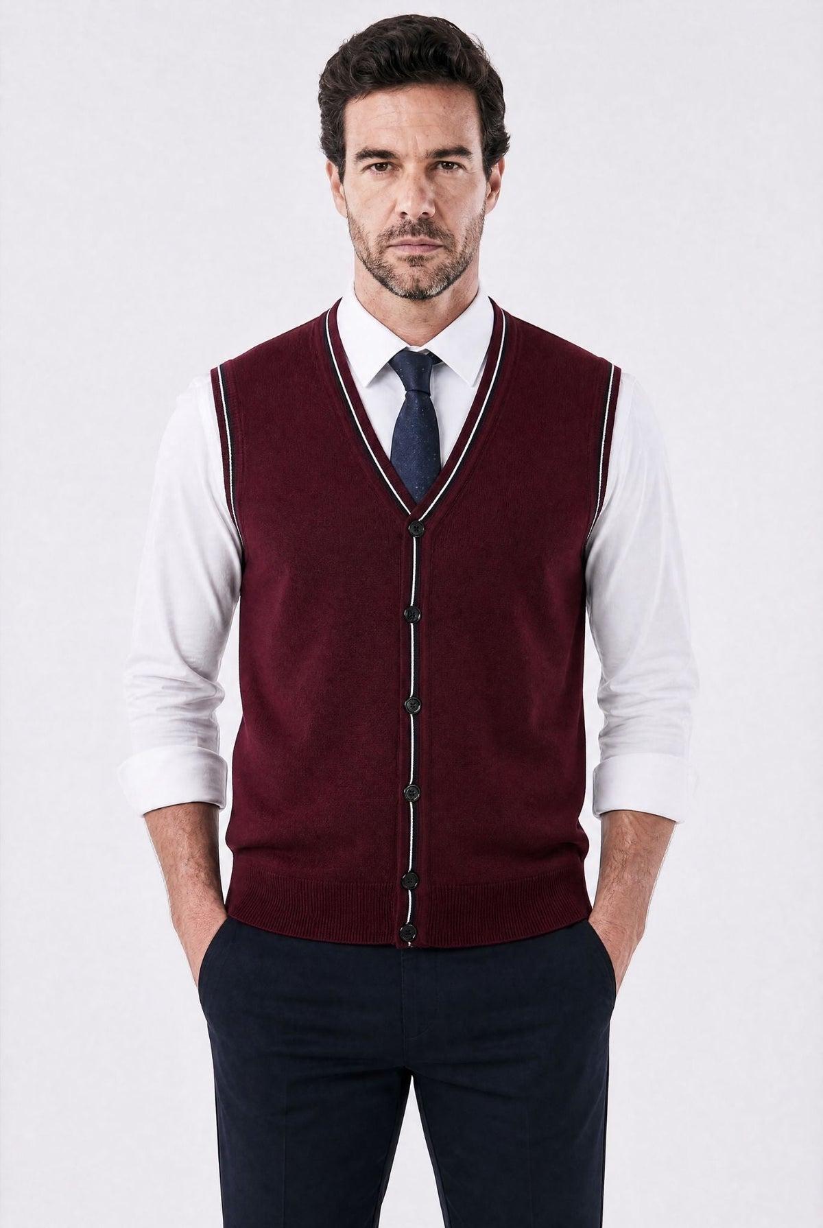 Udine Button Knit Vest