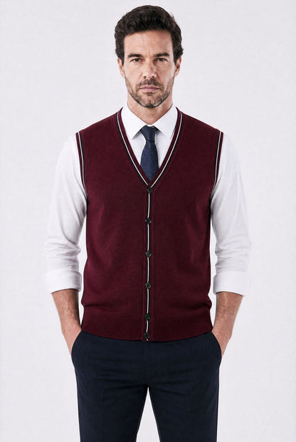Udine Button Knit Vest