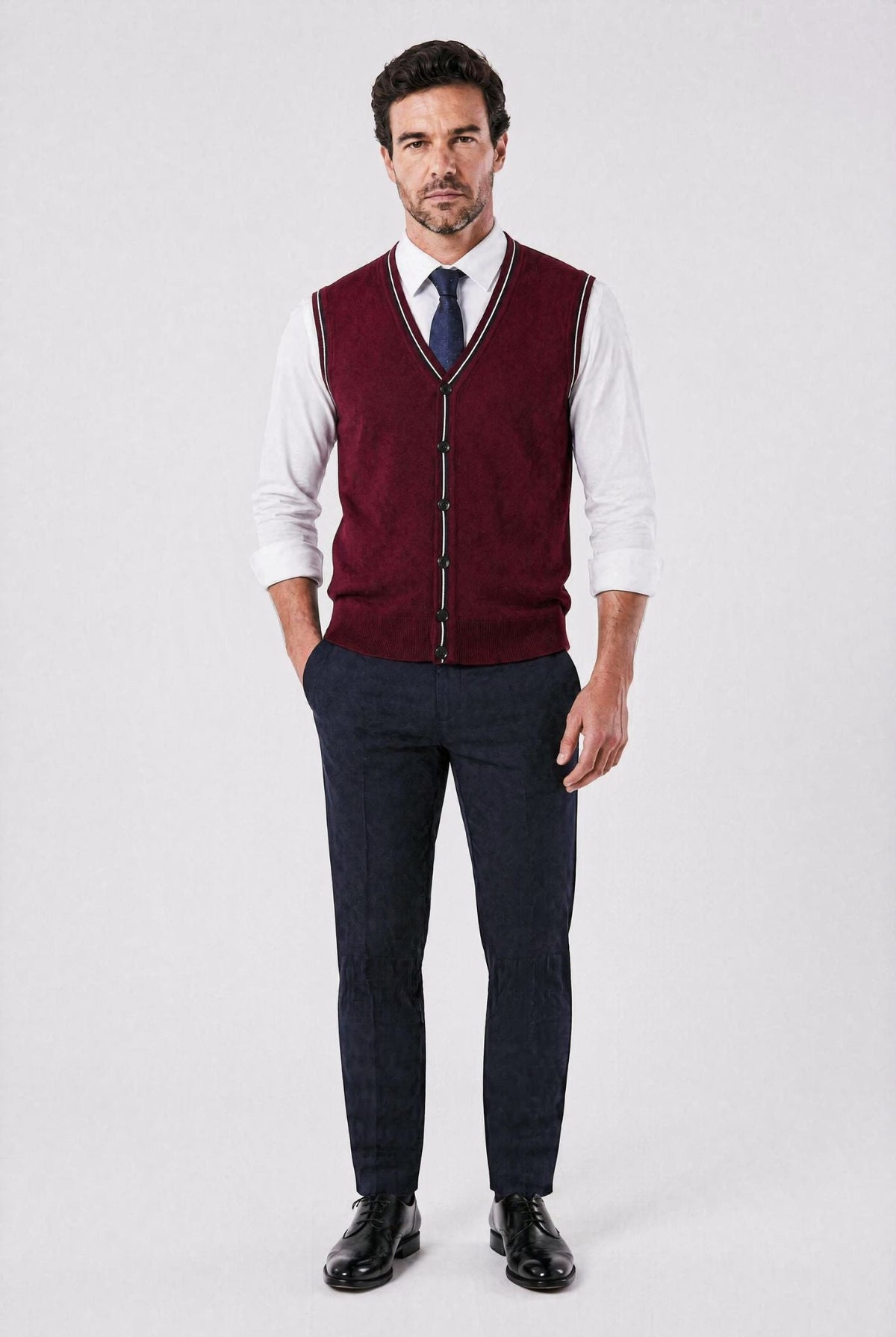 Udine Button Knit Vest