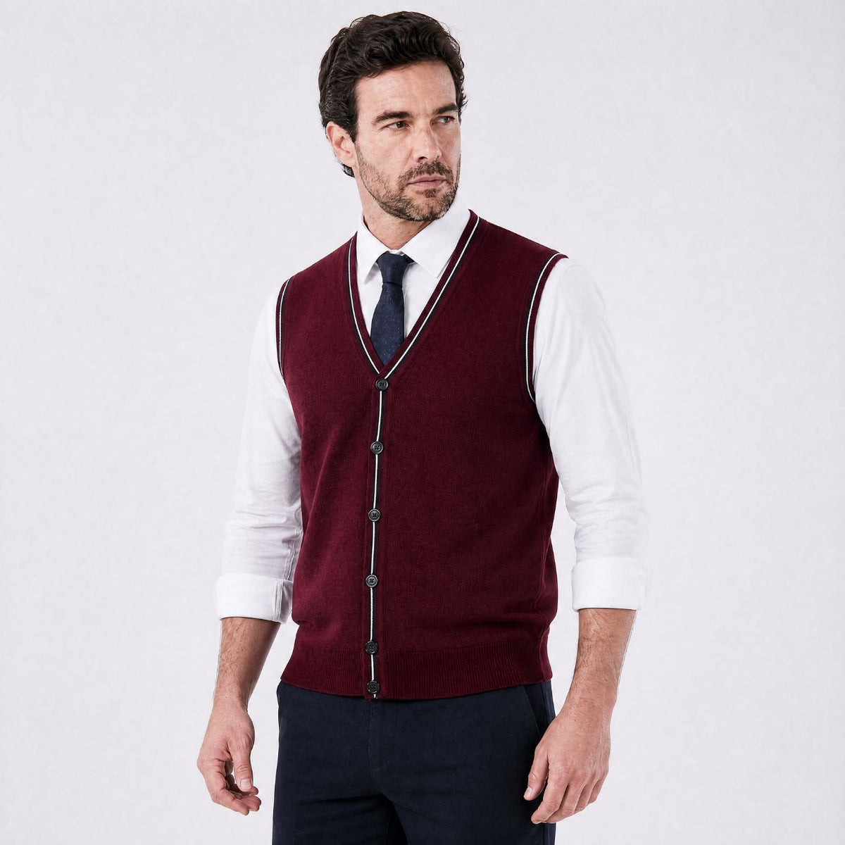 Udine Button Knit Vest