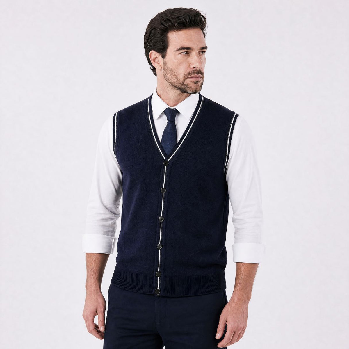 Udine Button Knit Vest