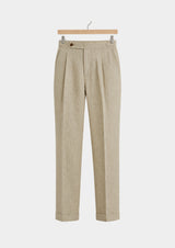 Pantalon Velia côtier plissé - Sable